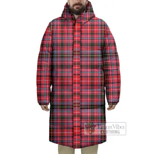 Aberdeen District Tartan Long Down Jacket