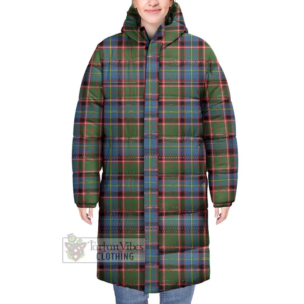 Aikenhead Tartan Long Down Jacket