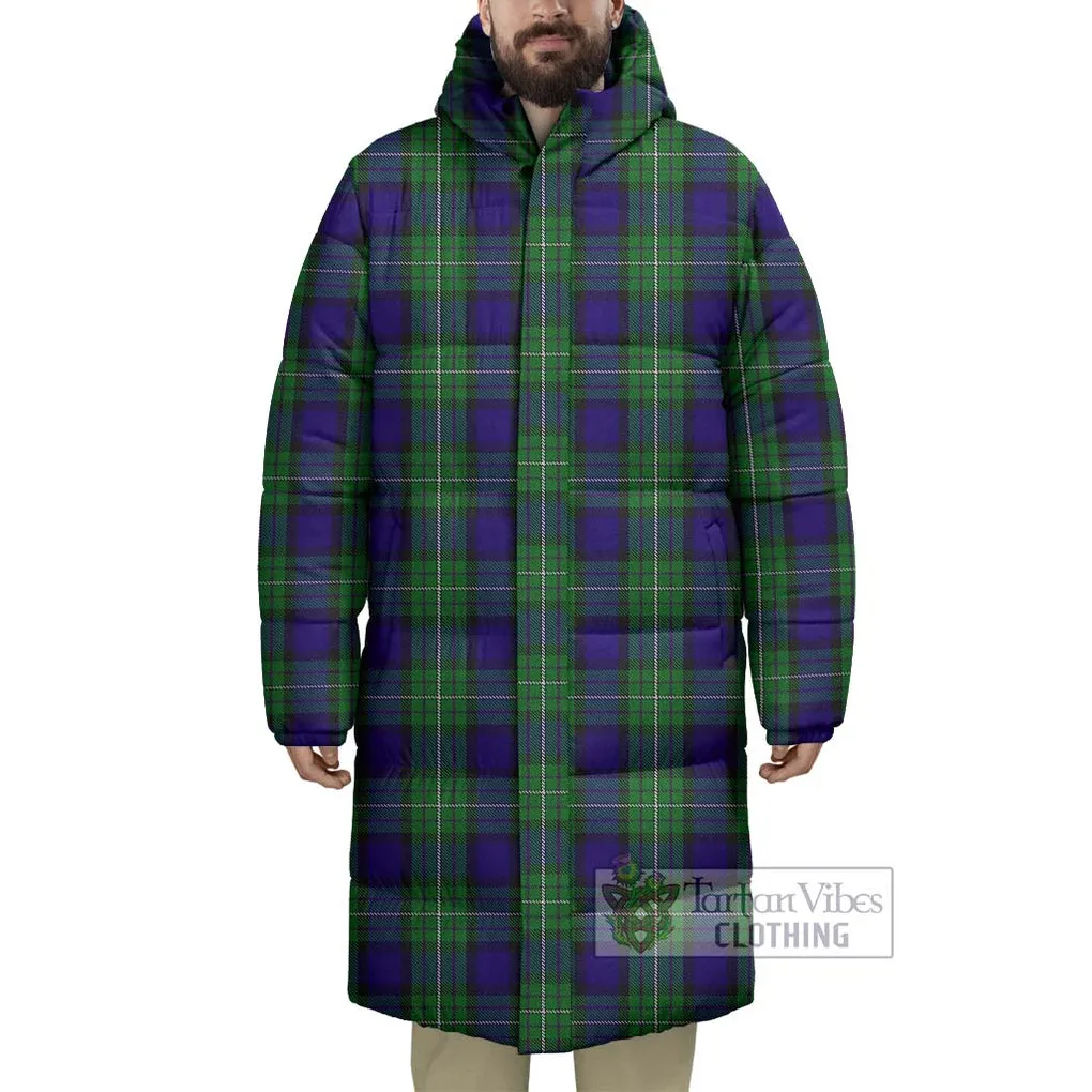 Alexander Tartan Long Down Jacket