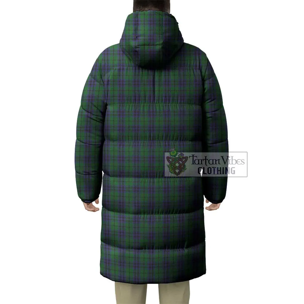 Austin Tartan Long Down Jacket