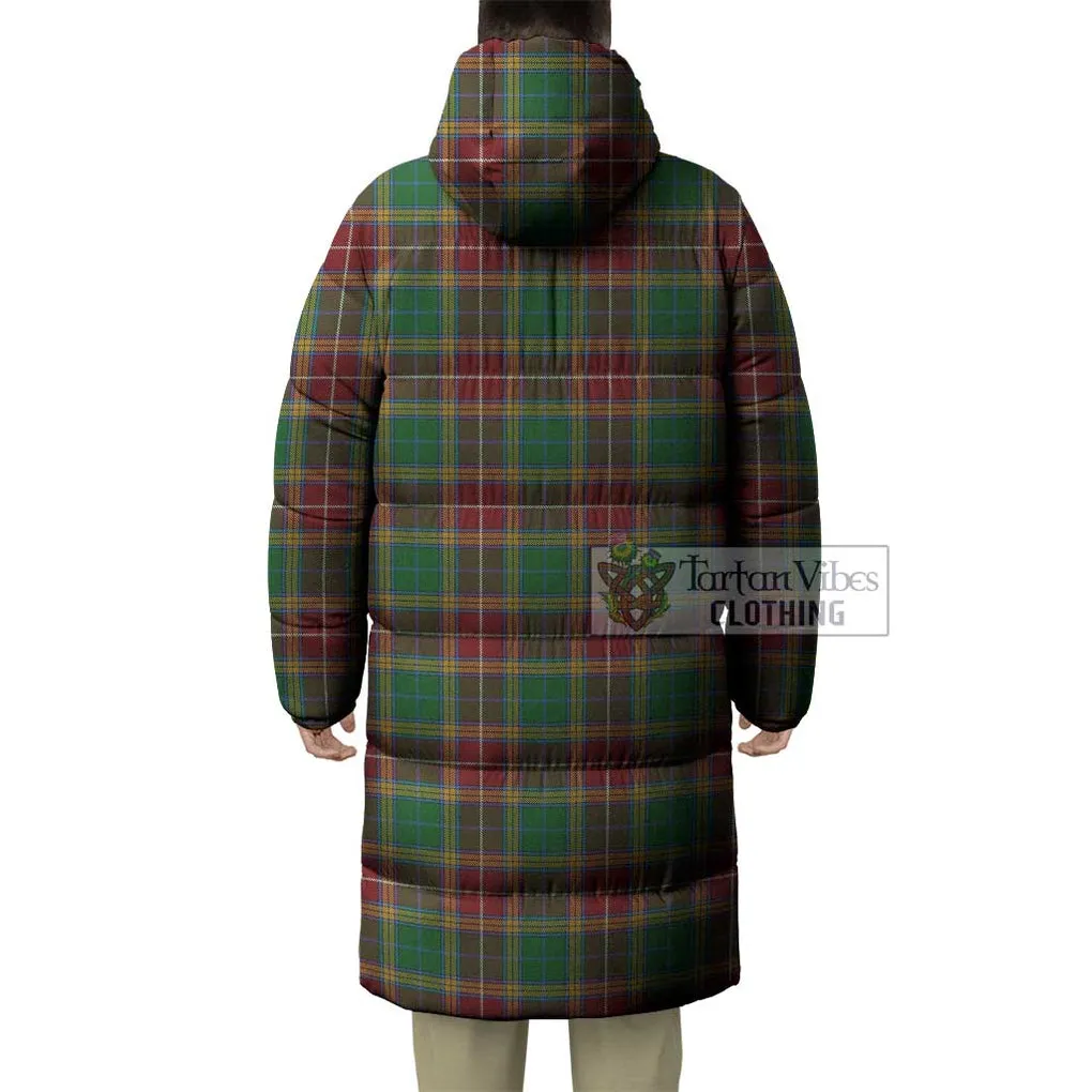 Baxter Tartan Long Down Jacket