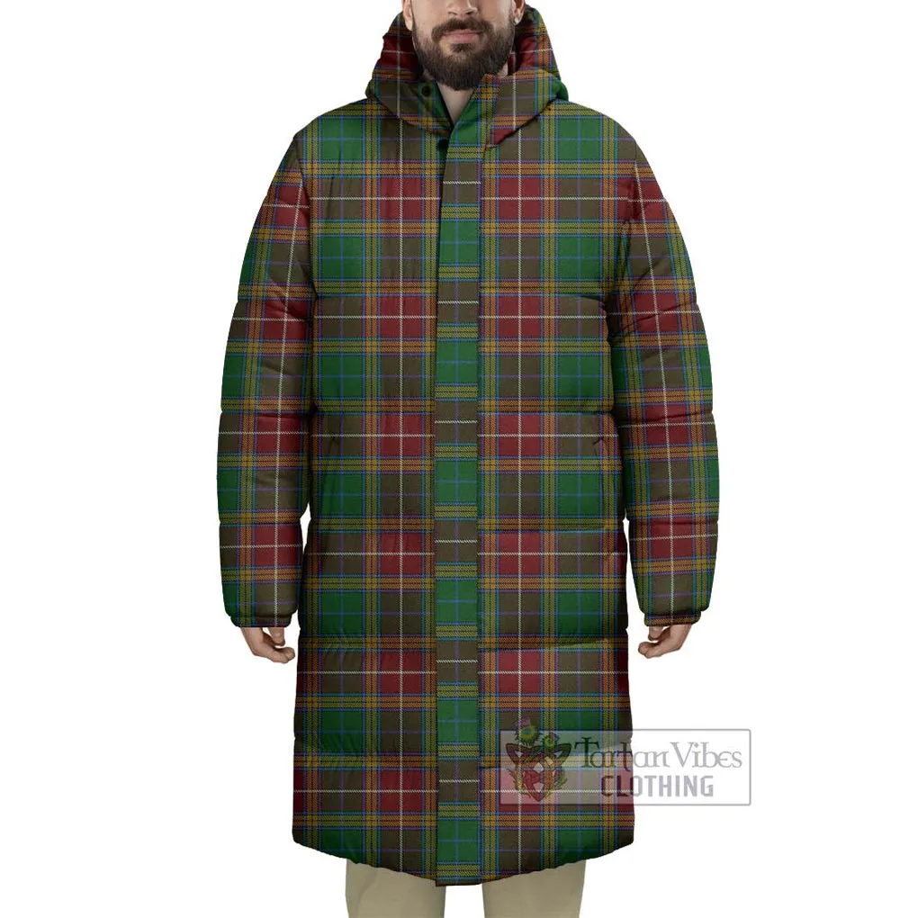 Baxter Tartan Long Down Jacket