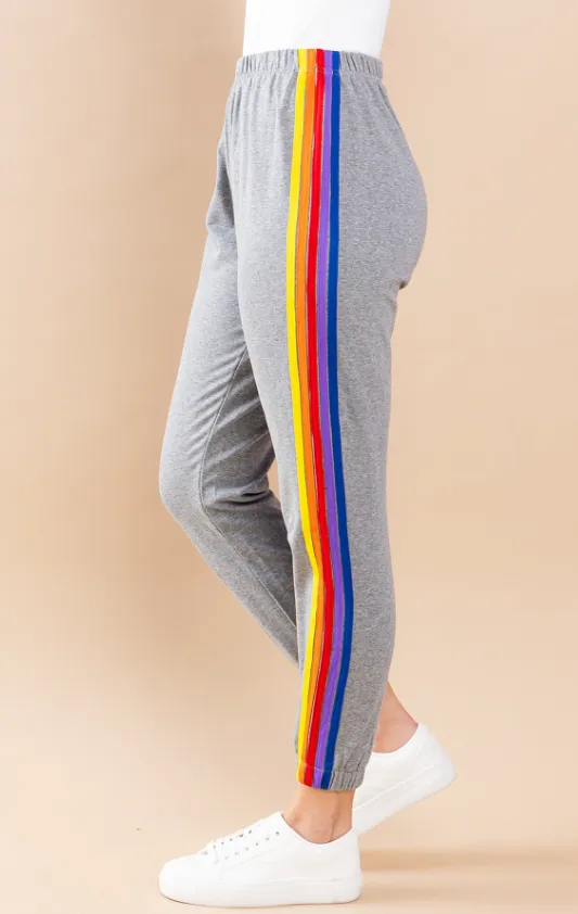 Beth Striped Joggers - Final Sale 50% off in cart