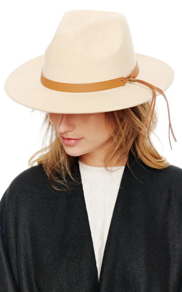 BHAT2025 Felt Brim w/Belt Band Fedora Hat