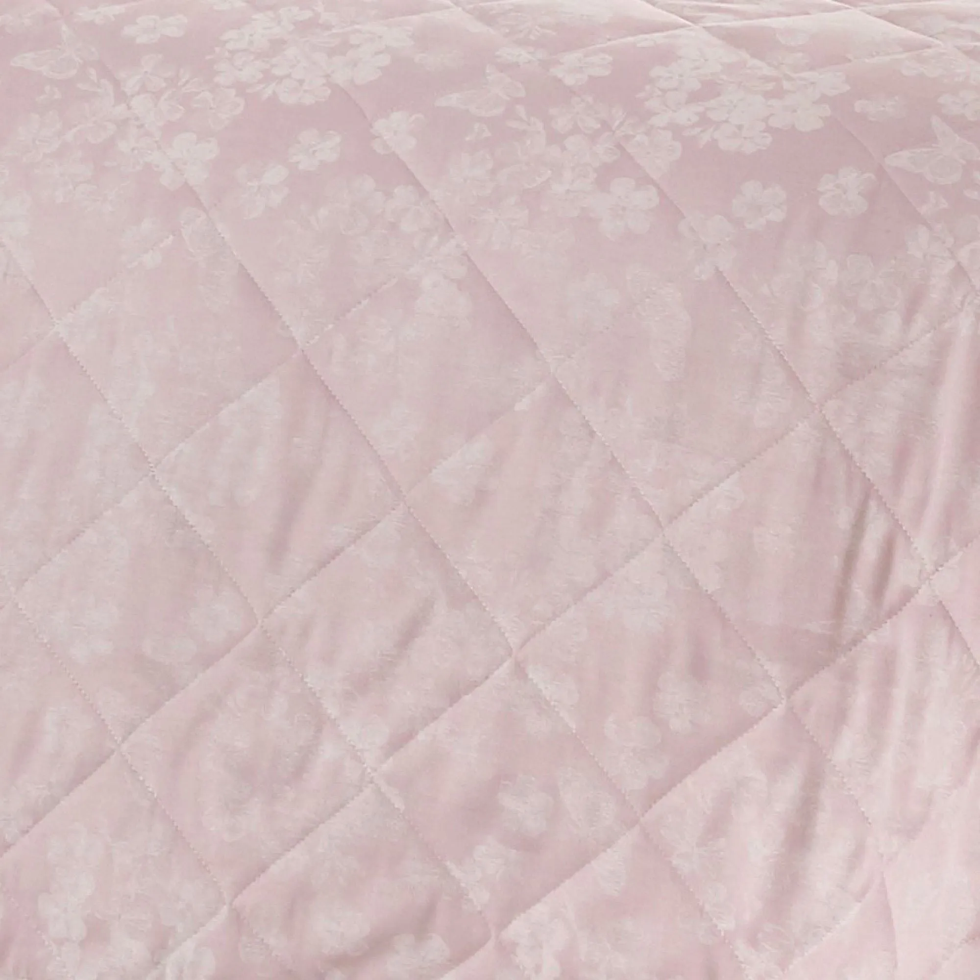 Blossom Bedspread by Dreams & Drapes Woven in Blush 240x220cm