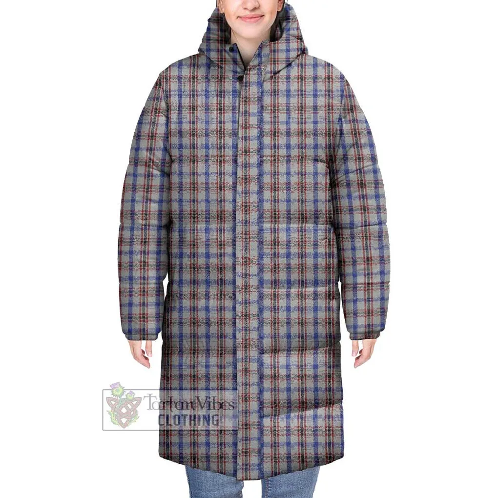 Boswell Tartan Long Down Jacket