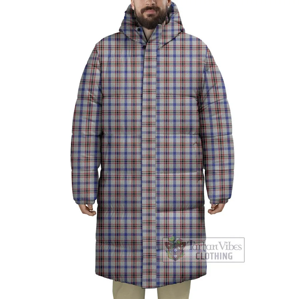 Boswell Tartan Long Down Jacket