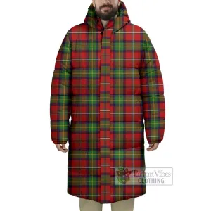 Boyd Tartan Long Down Jacket