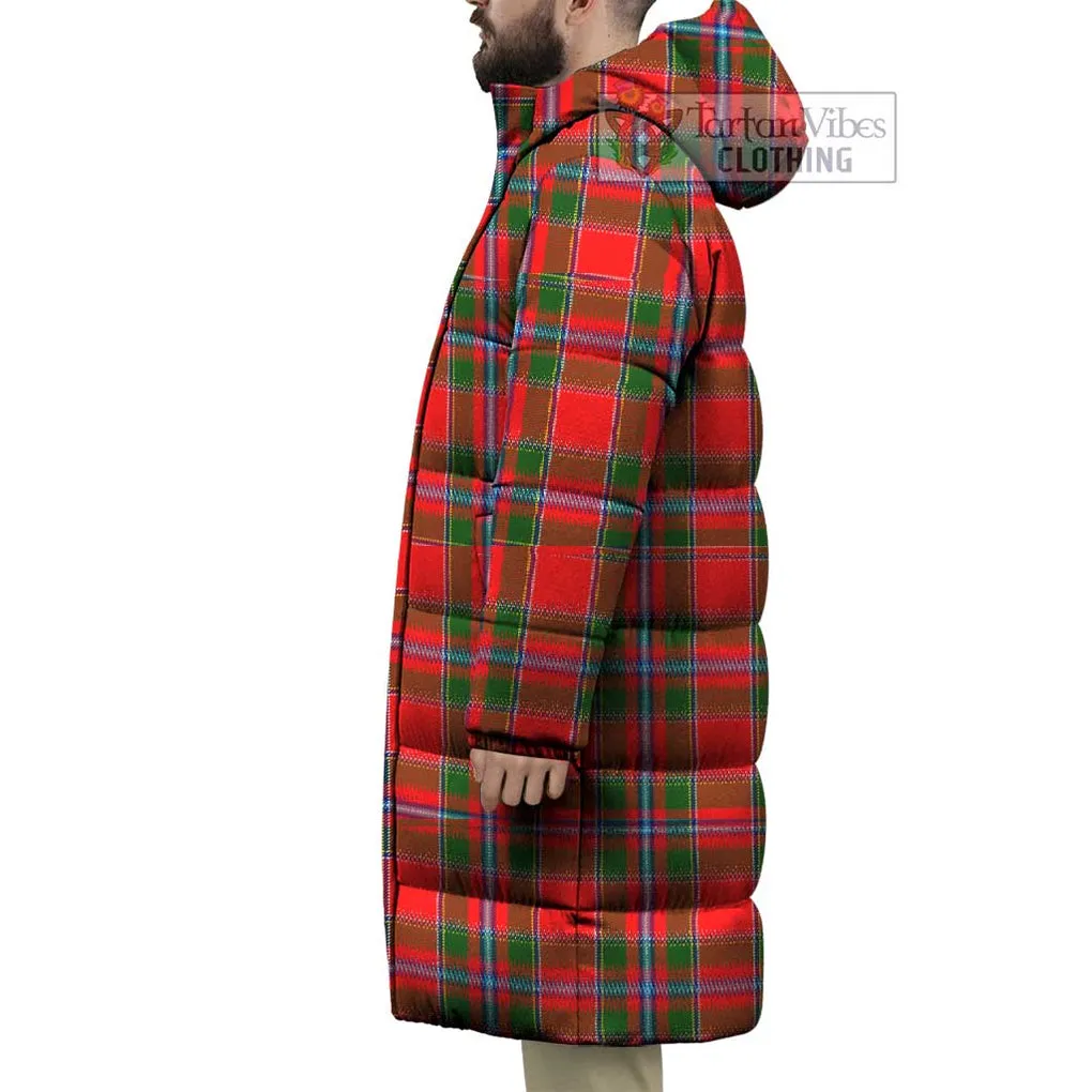 Butter Tartan Long Down Jacket