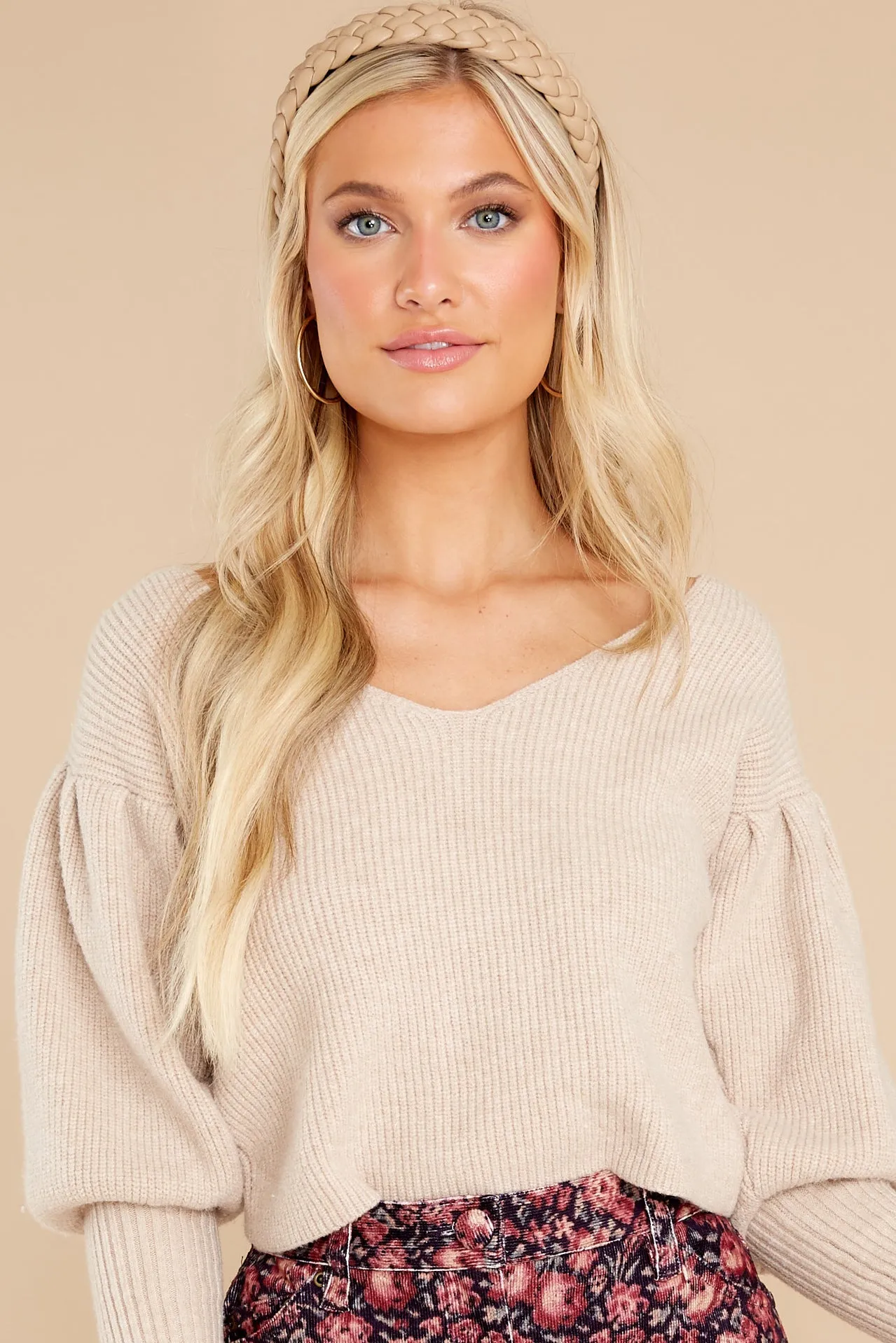 Exceptionally Dapper Beige Sweater