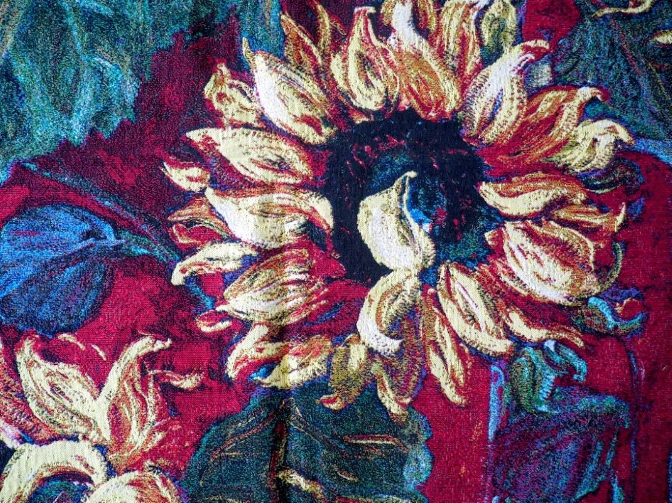 Fine Art Tapestry Jacquard Woven Work Of Art - hand crafted 100% natural cotton.