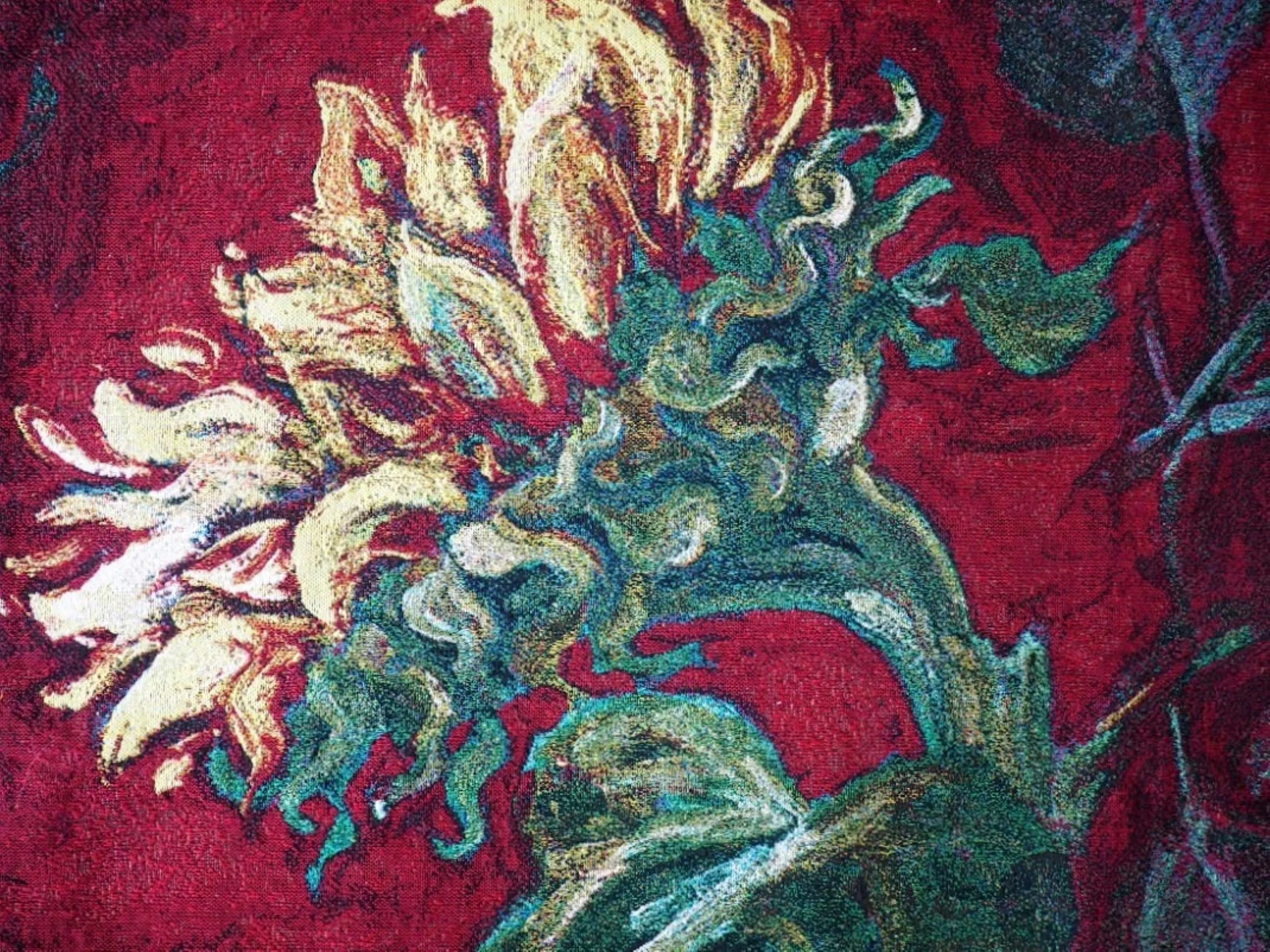 Fine Art Tapestry Jacquard Woven Work Of Art - hand crafted 100% natural cotton.