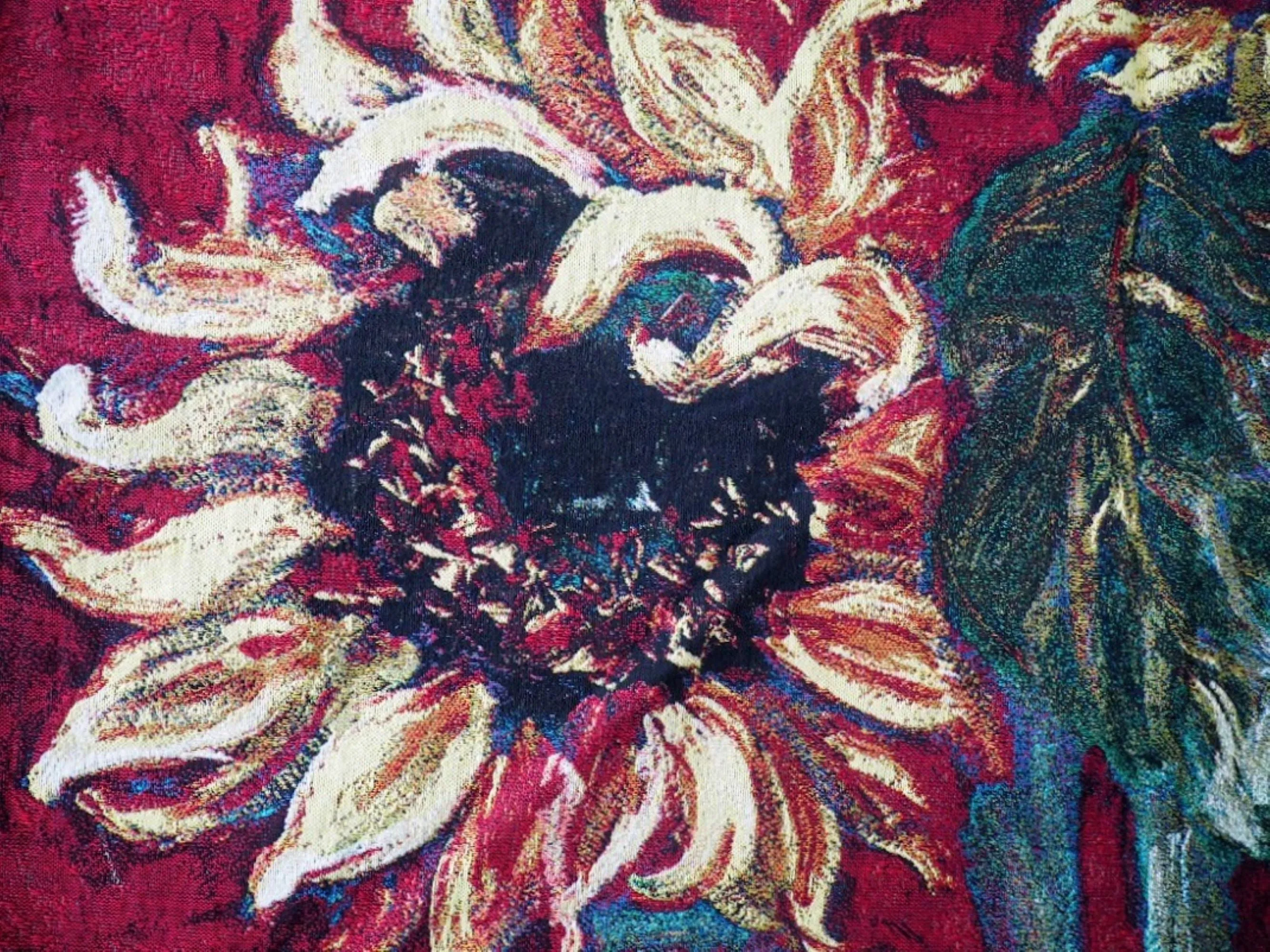 Fine Art Tapestry Jacquard Woven Work Of Art - hand crafted 100% natural cotton.