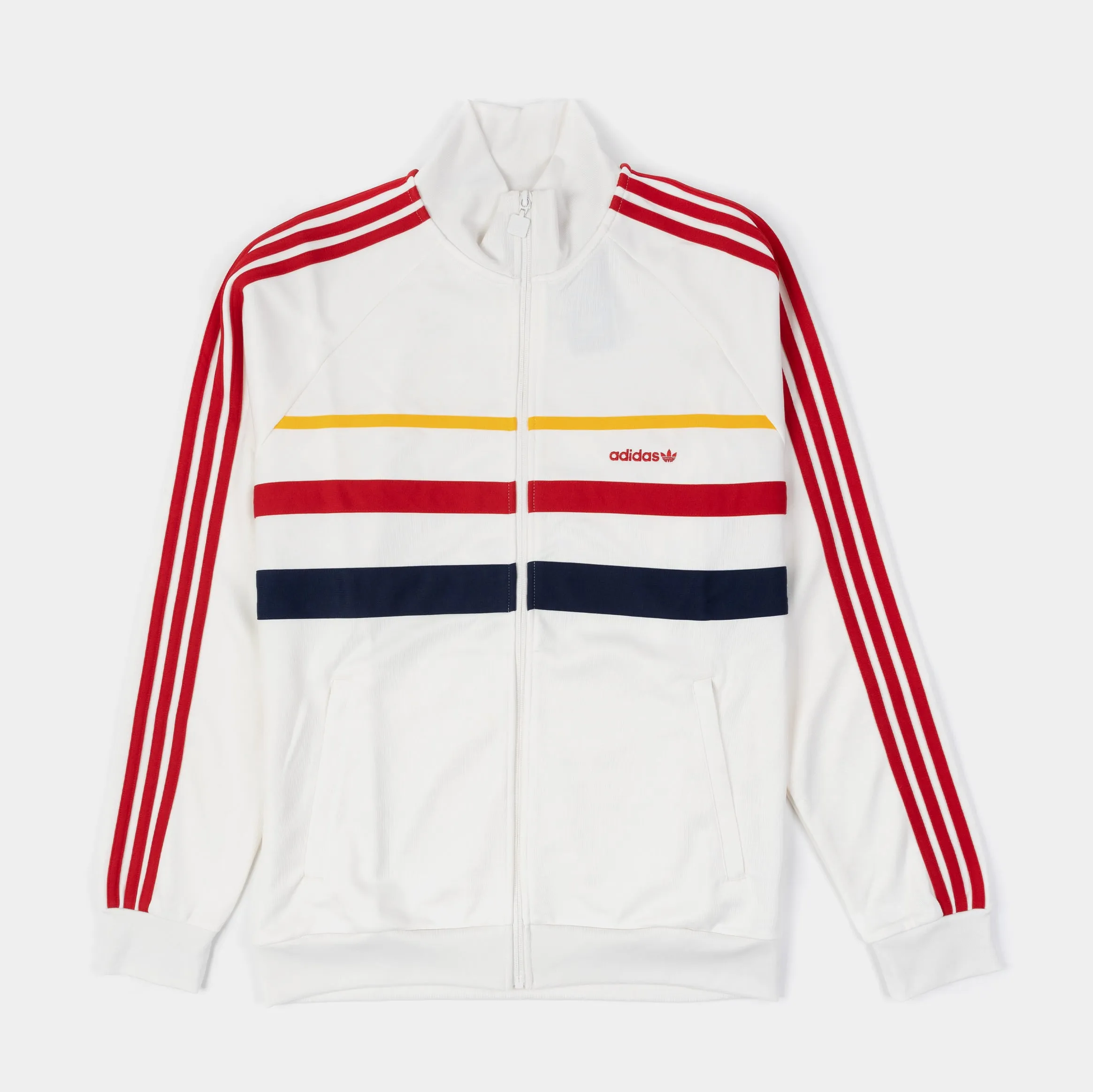 First Track Top Mens Jacket (Beige/Red)