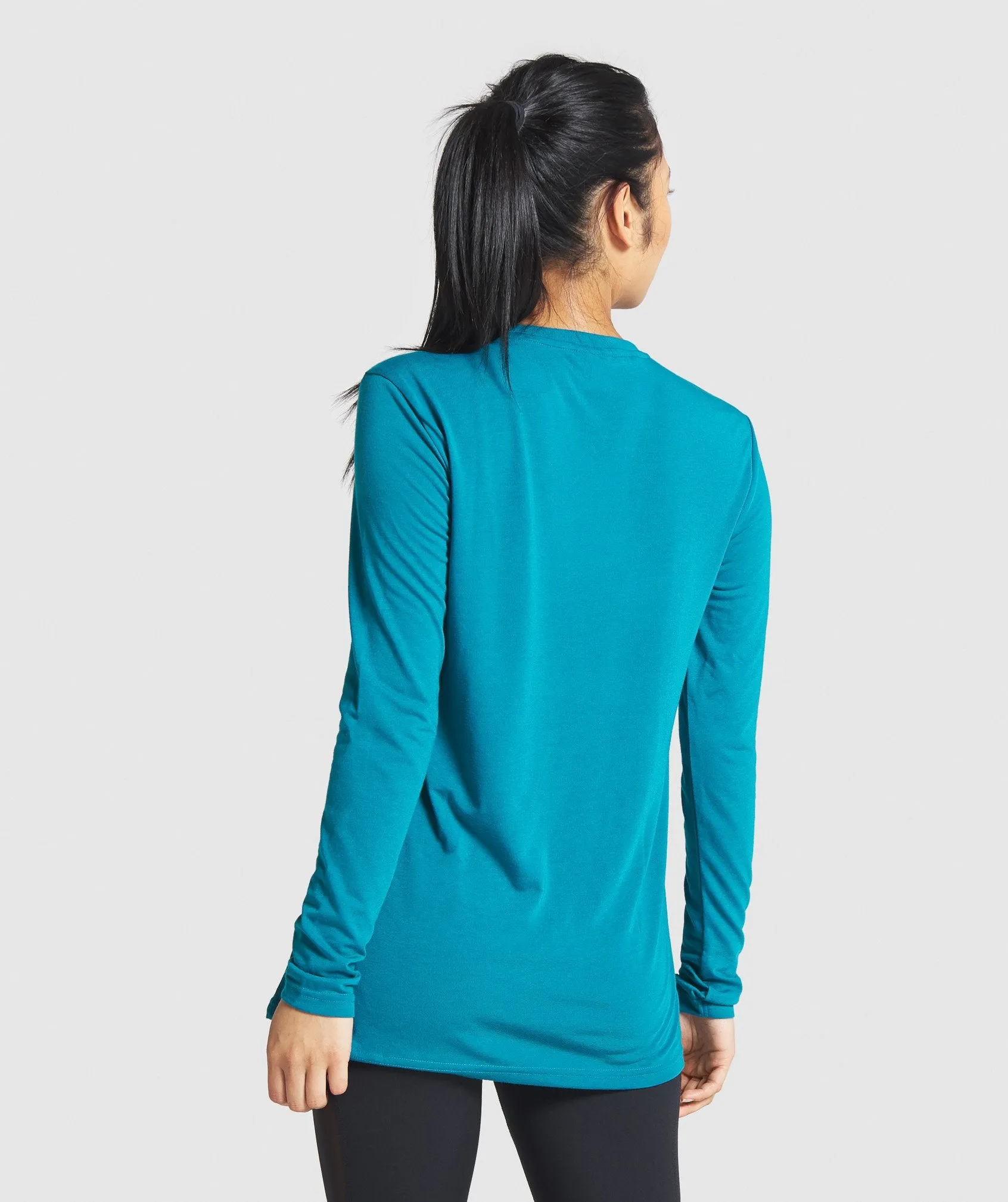 Gymshark Training Oversized Long Sleeve Tee - Teal