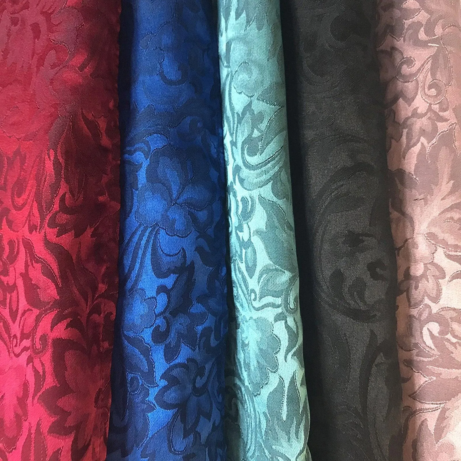 Jacquard Scarves in Fine 100% Rayon (4 Colors)