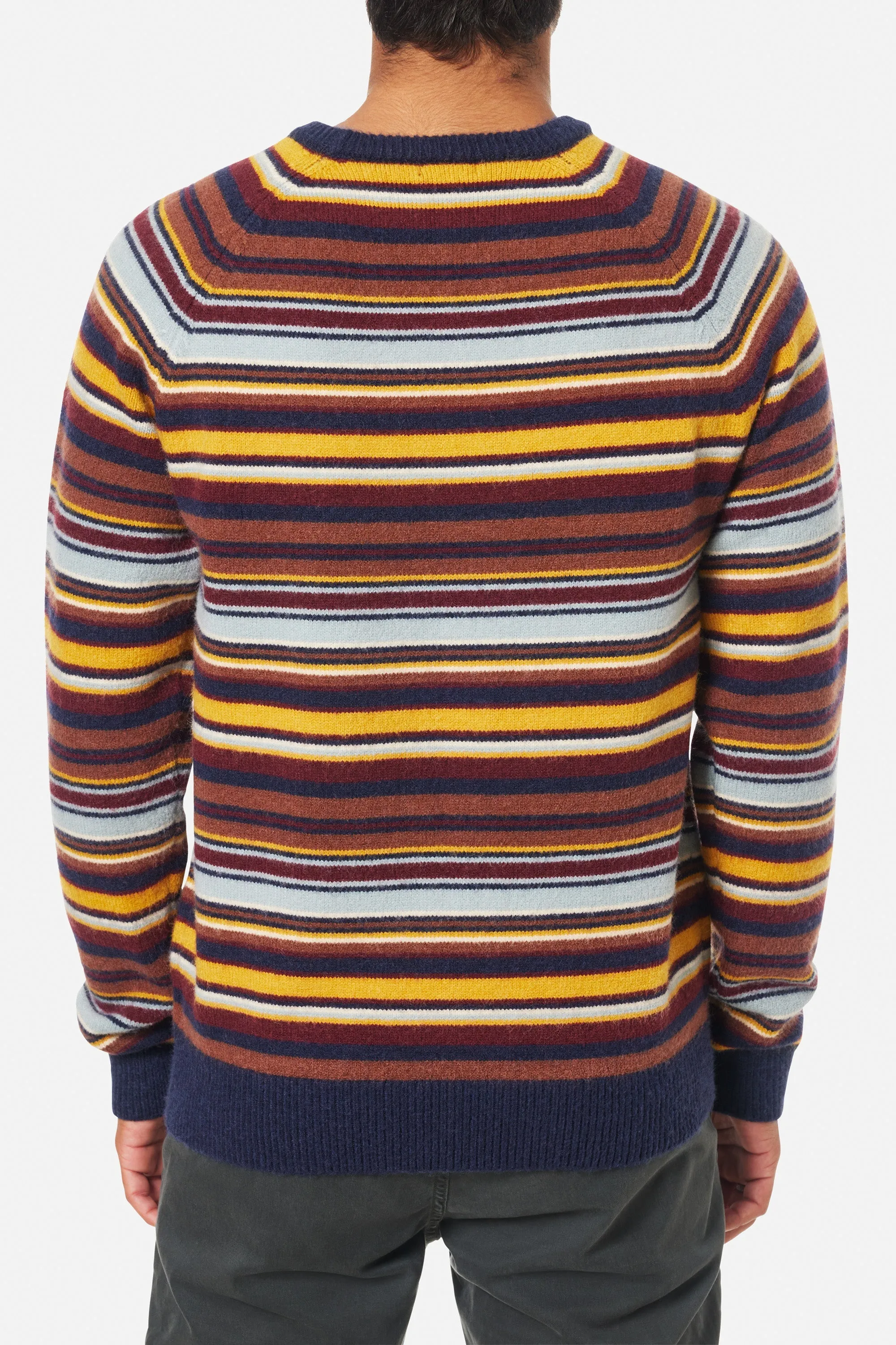 KATIN HITCH STRIPE SWEATER - POLAR NAVY