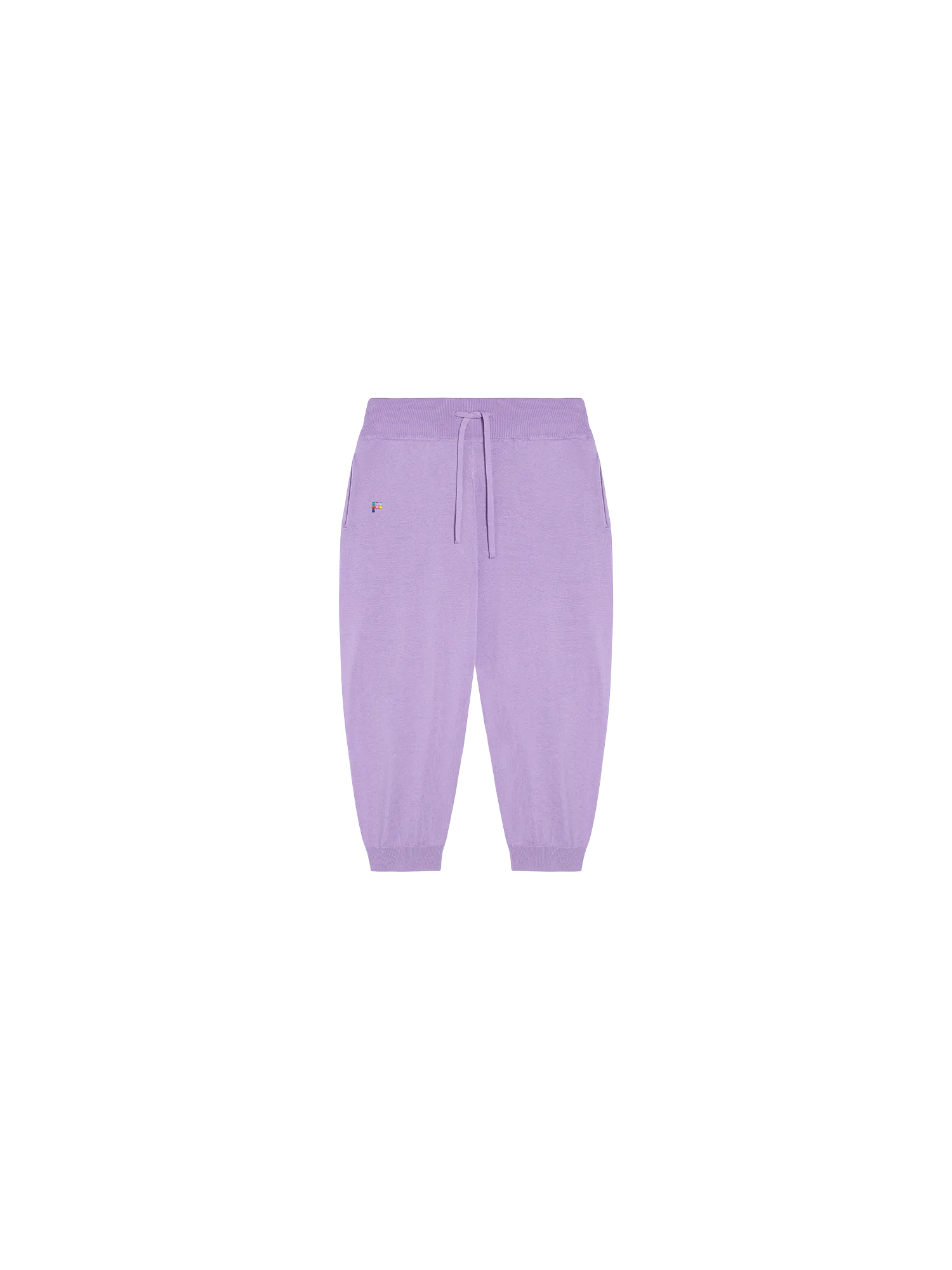 Kids Merino Wool Track Pants—orchid purple