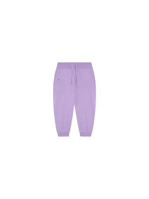 Kids Merino Wool Track Pants—orchid purple