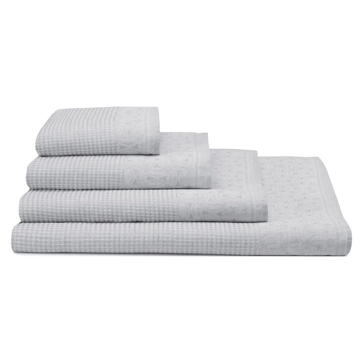 Lula Pearl Linen Towels by Le Jacquard Français