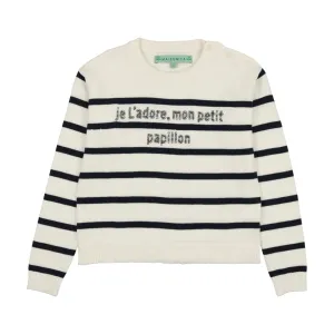 Maisonita Striped Knit Sweater