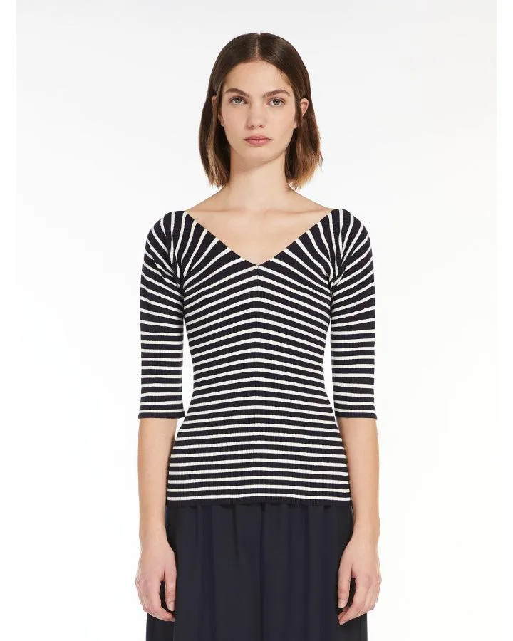 Max Mara Weekend Oceano Stripe Knit Pullover