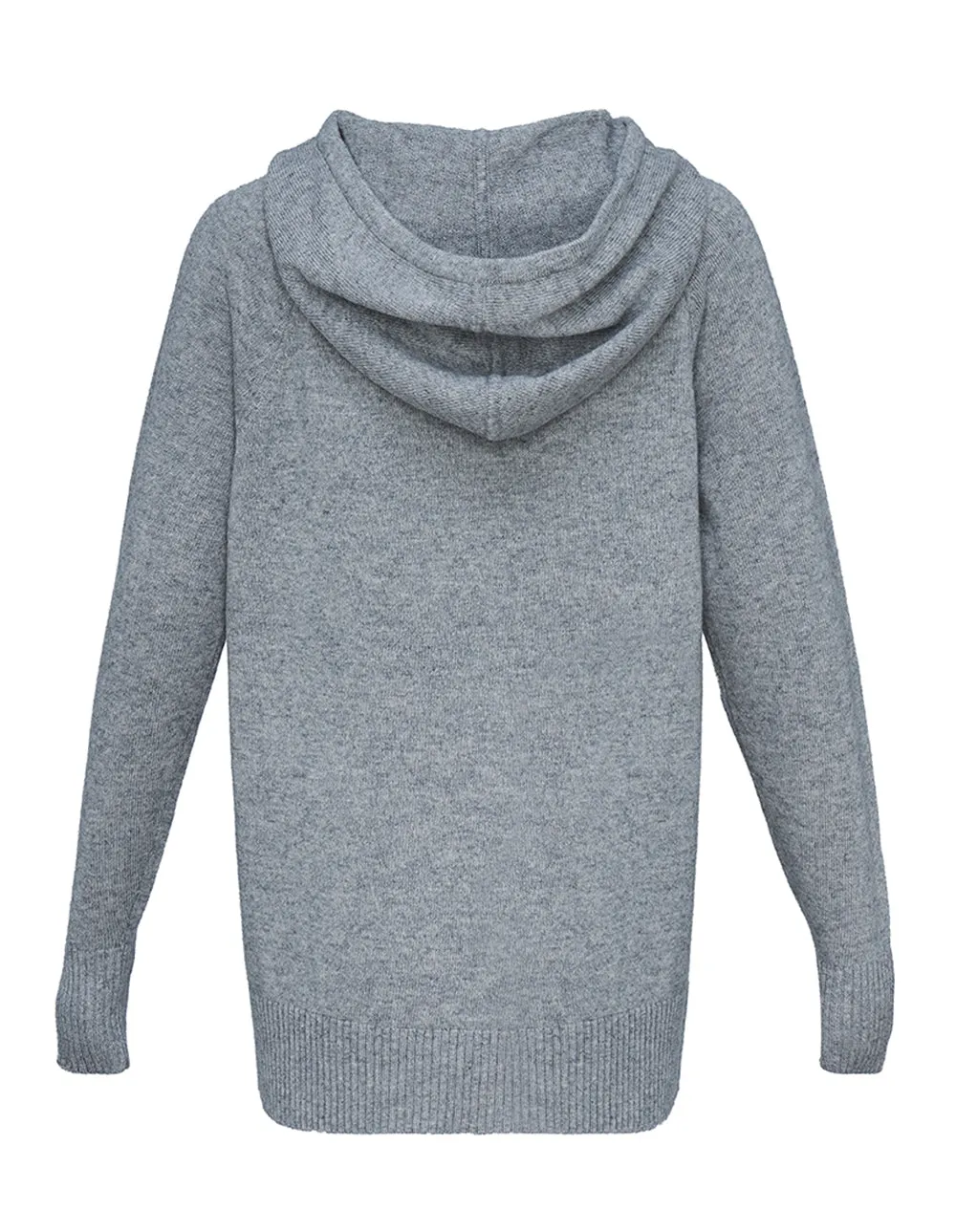 Refined Wool Cashmere Hooded Sweater