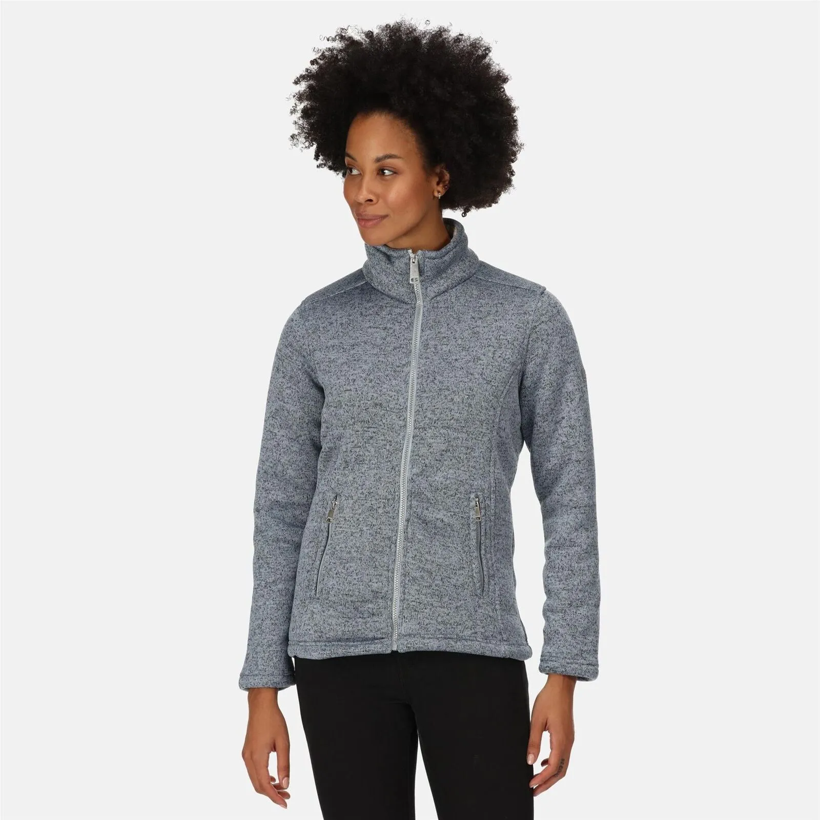 Regatta Razia II Womens Knit Heavyweight Warm Full Zip Fleece Jacket