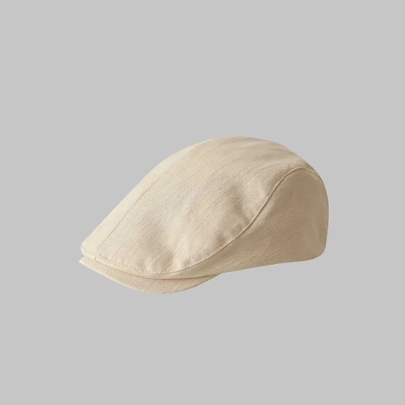 Retro British Simple Solid Color Hat