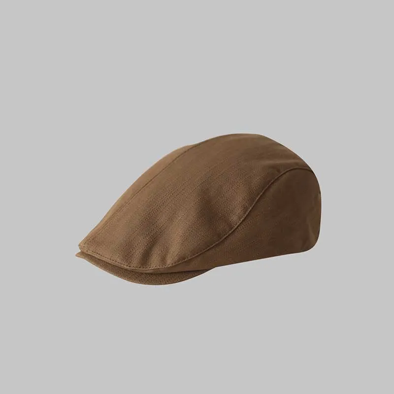 Retro British Simple Solid Color Hat