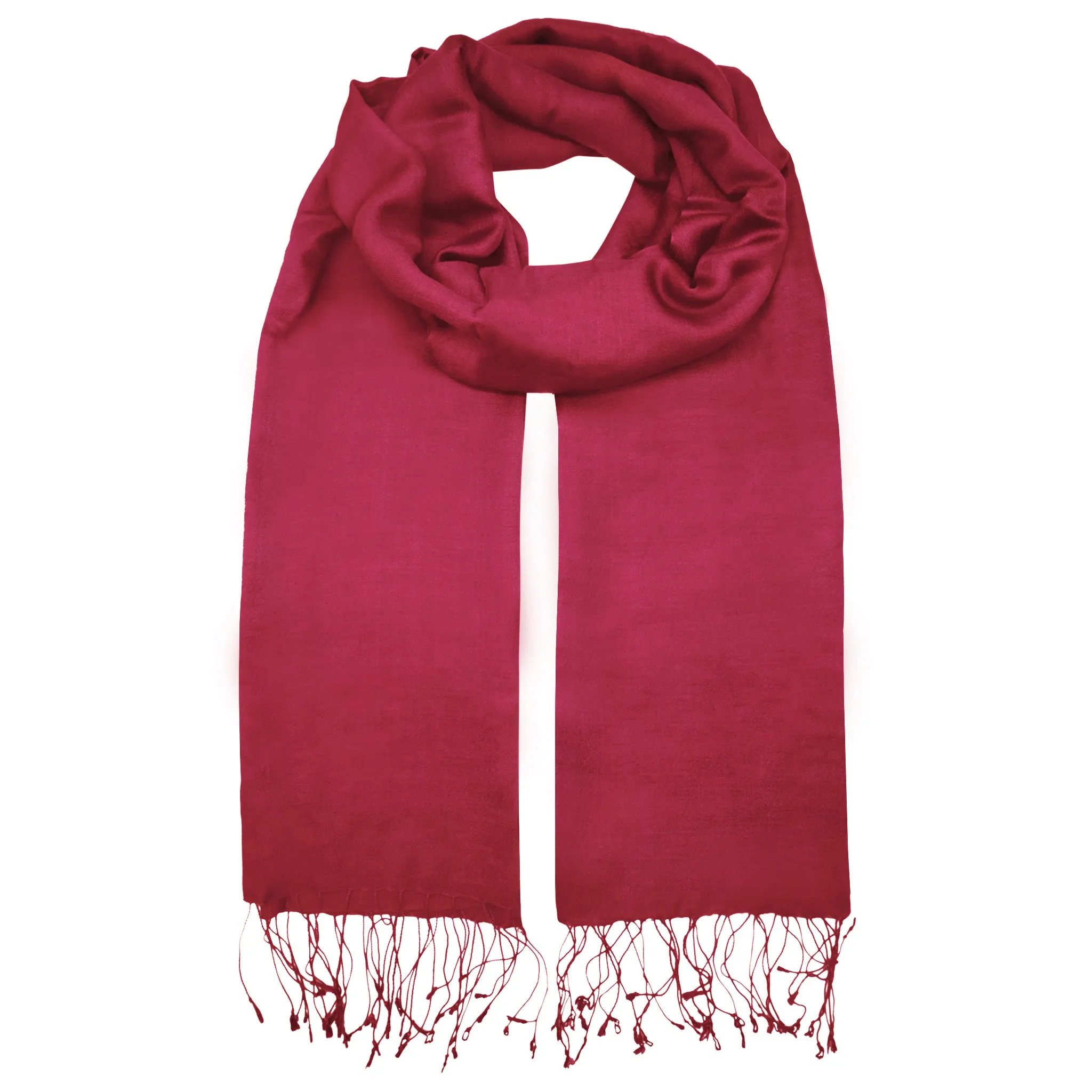 Silk Stole - Cerise