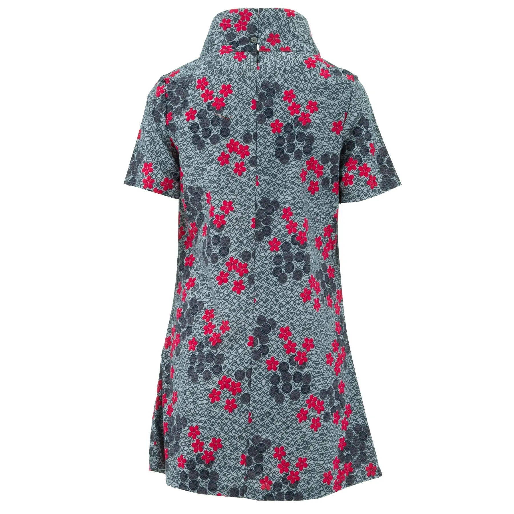 Sixties Shift Dress - Floret Cluster