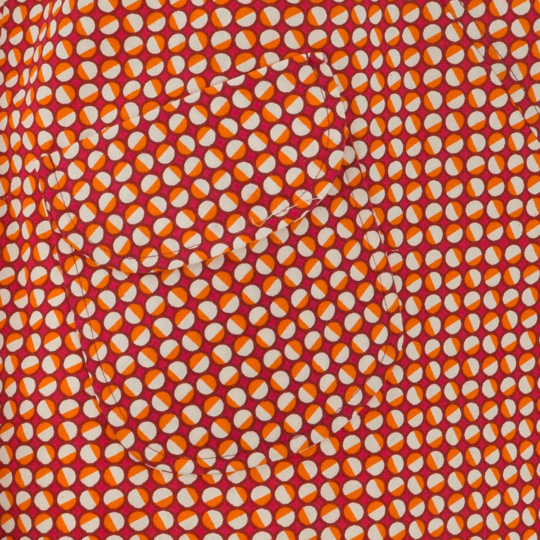 Sixties Shift Dress - Orange Eclipse