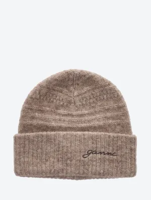 Soft wool beanie