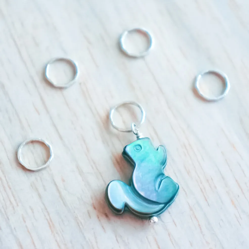 Squirrel Stitch Marker Set - Knitpossible Designs - Shop Exclusive