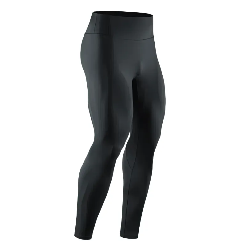 Tight Breathable Men's High Rise Workout Leggings - SF1571