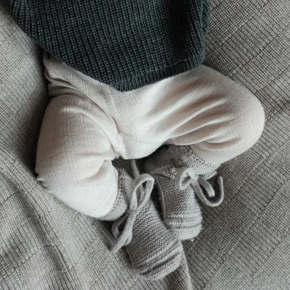 Tothemoon ☾ - Baby pants - 100% Wool - Moonbeam