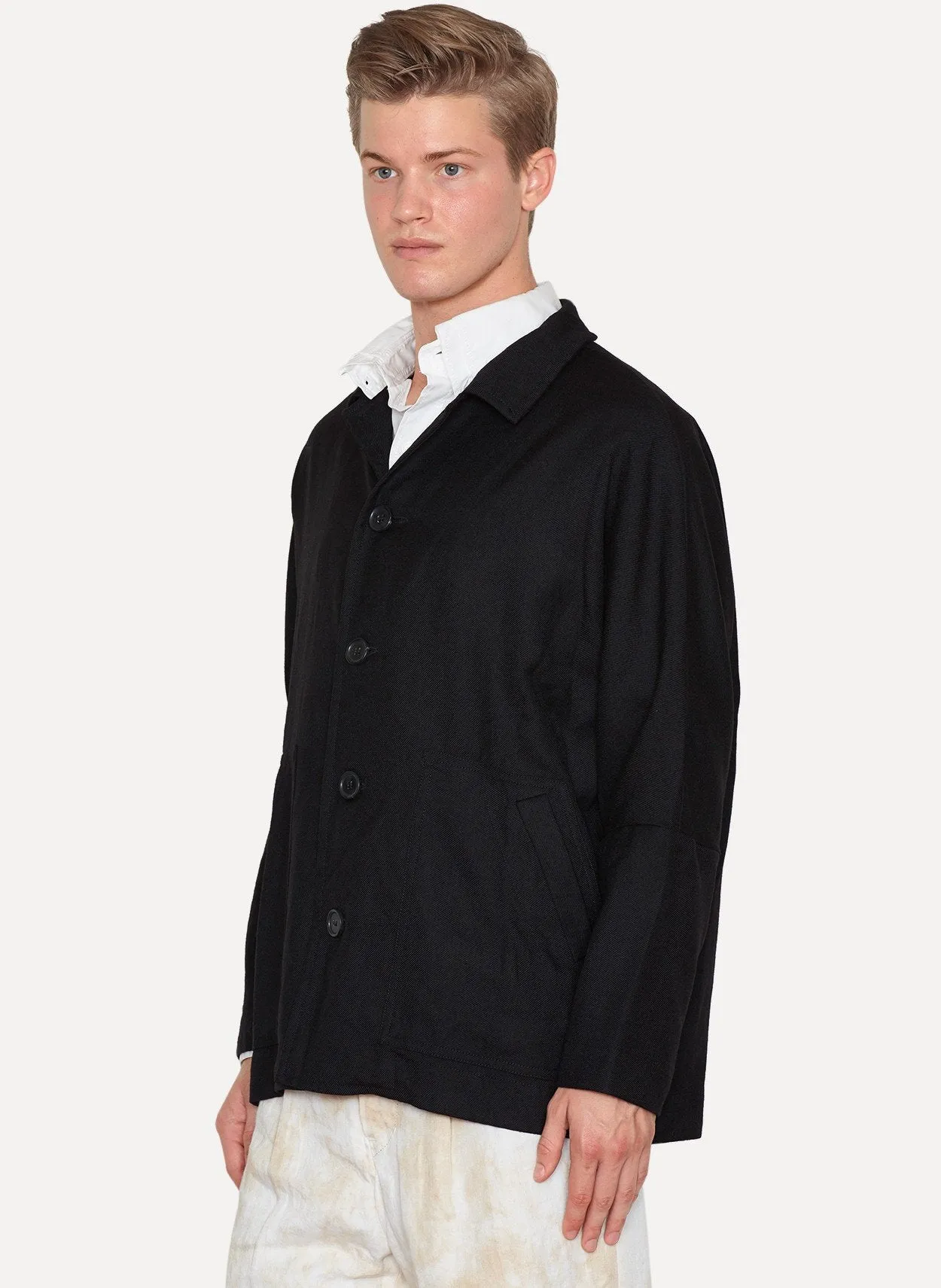 Twill Shirt Jacket