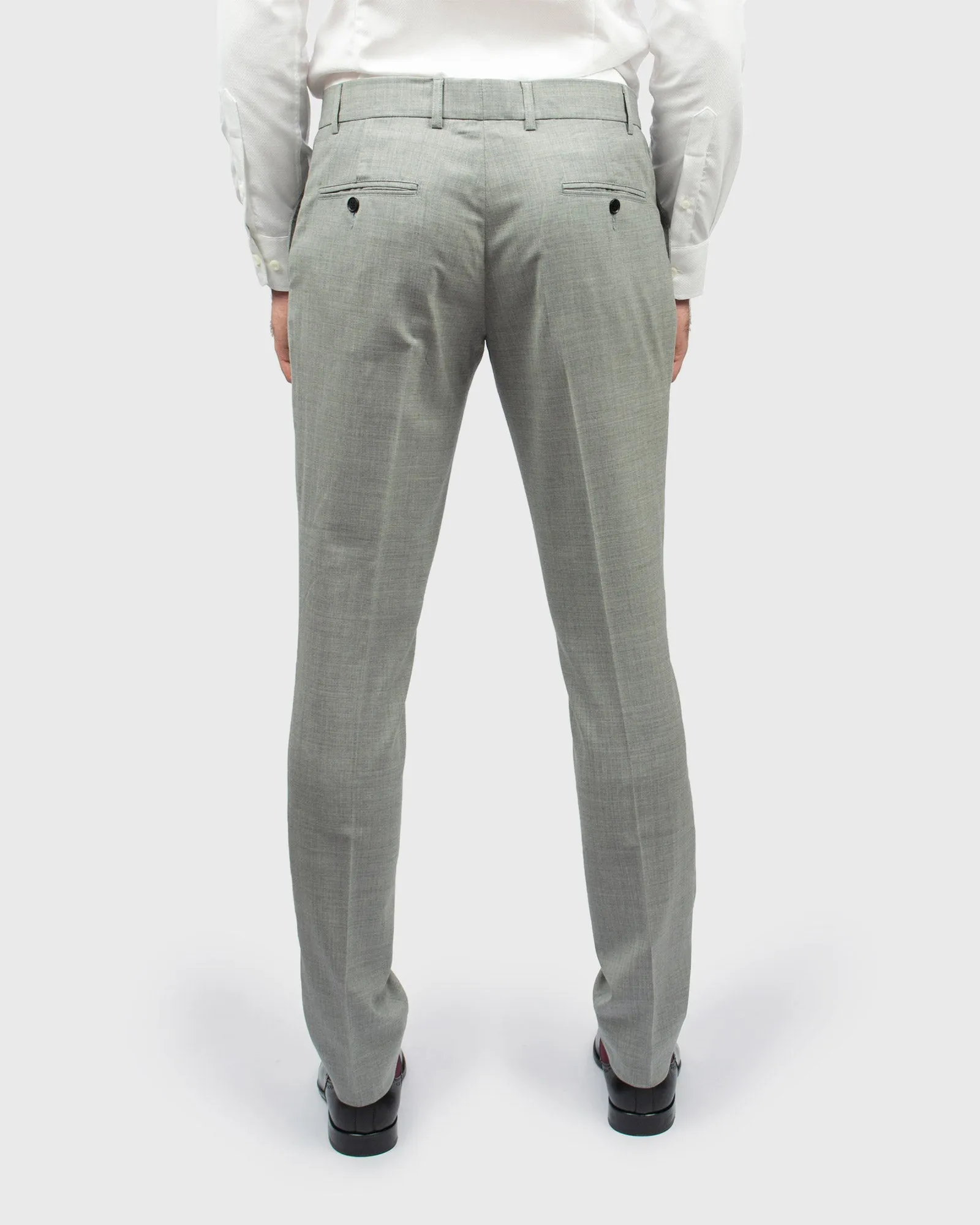 VINCENT & FRANKS S19818081 SILVER GREY SLIM TROUSER