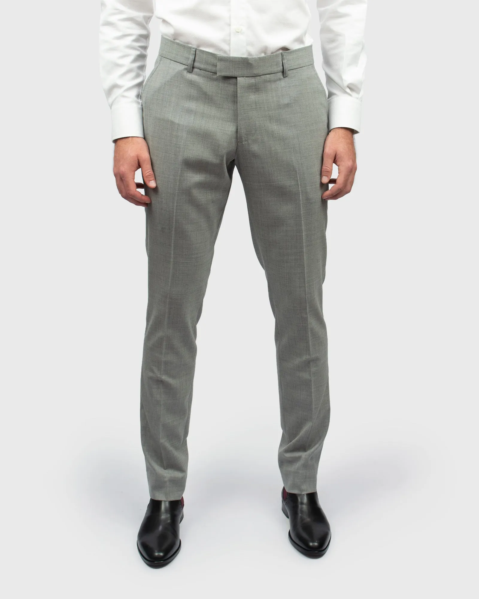 VINCENT & FRANKS S19818081 SILVER GREY SLIM TROUSER