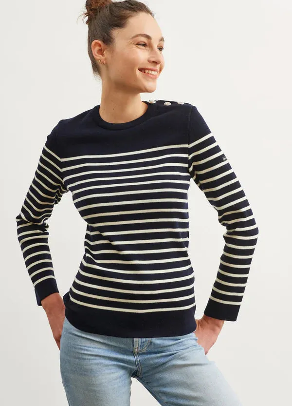 Women's striped sailor sweater Tide - Saint James