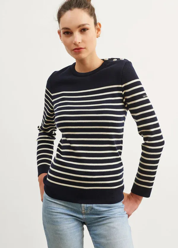 Women's striped sailor sweater Tide - Saint James